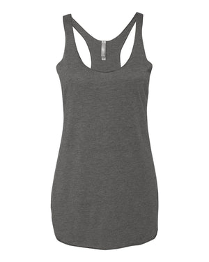Next Level 6733 Women's Triblend Racerback Tank in Premium Heather — supplier front view