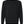 Next Level 9000 Unisex Laguna Raglan Crewneck Sweatshirt in Black — supplier front view