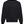 Next Level 9007 Unisex Heavyweight Crewneck Sweatshirt in Black — supplier front view