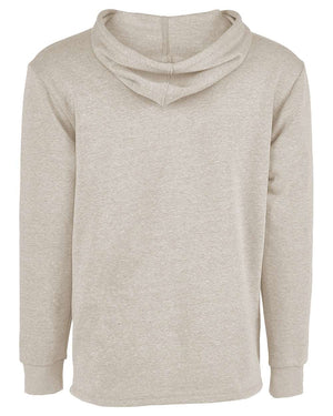 Next Level 9300 Unisex Malibu Welt Pocket Hoodie Sweatshirt in Oatmeal — supplier back view