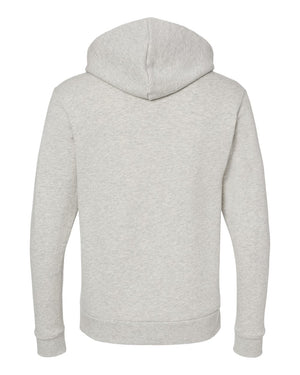Next Level 9302 Unisex Malibu Hoodie Sweatshirt in Oatmeal — supplier back view