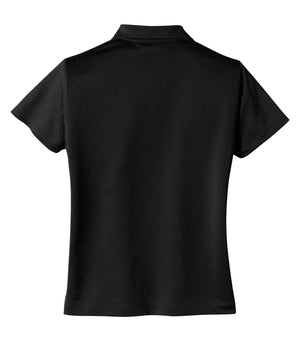 Nike 203697 women's polo in Black, back view