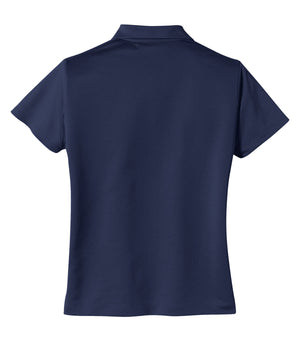 Nike 203697 women's polo in Midnight Navy, back view