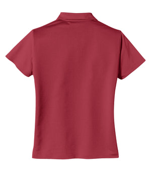 Nike 203697 women's polo in Pro Red, back view