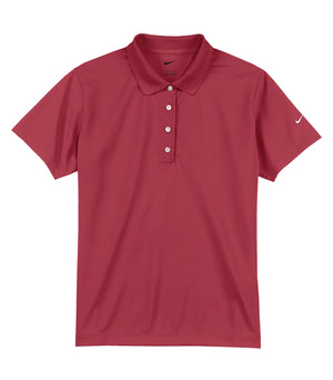 Nike 203697 women's polo in Pro Red, front view
