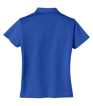 Nike 203697 women's polo in Varsity Royal, back view