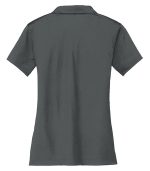 Nike 637165 women's polo in Anthracite, back view