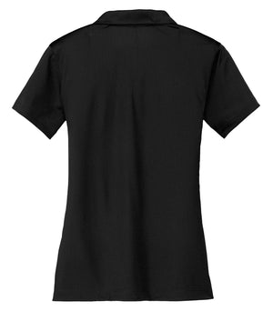 Nike 637165 women's polo in Black, back view