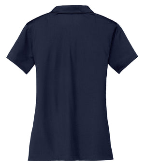 Nike 637165 women's polo in Marine, back view