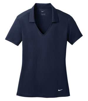 Nike 637165 women's polo in Marine, front view