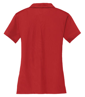 Nike 637165 women's polo in University Red, back view