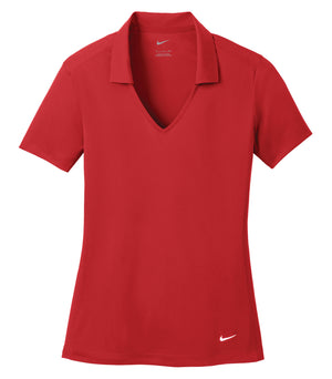 Nike 637165 women's polo in University Red, front view