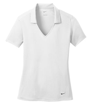 Nike 637165 women's polo in White, front view