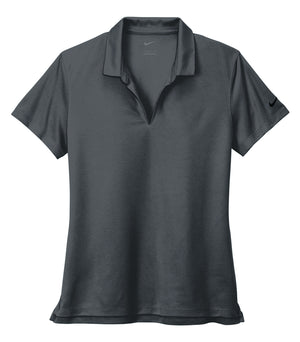 Nike NKDC1991 women's polo in Anthracite, front view