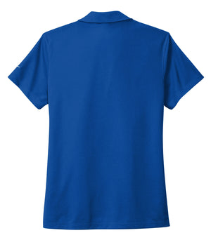 Nike NKDC1991 women's polo in Game Royal, back view