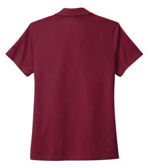 Nike NKDC1991 women's polo in Team Red, back view