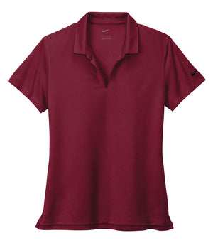 Nike NKDC1991 women's polo in Team Red, front view