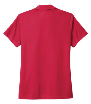 Nike NKDC1991 women's polo in University Red, back view