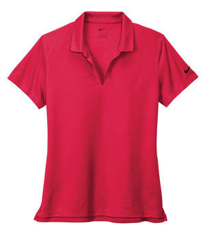 Nike NKDC1991 women's polo in University Red, front view