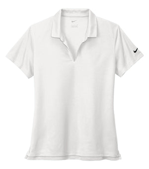 Nike NKDC1991 women's polo in White, front view
