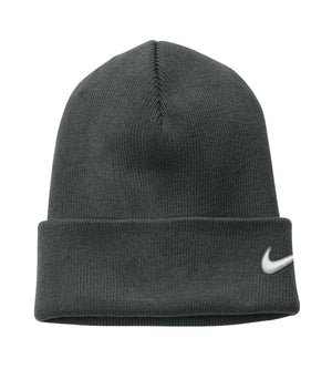 Nike NKFB6539 Team Cuffed Beanie front view - Anthracite