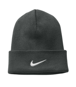 Nike NKFB6539 Team Cuffed Beanie side view - Anthracite