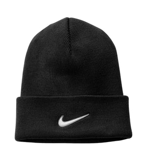 Nike NKFB6539 Team Cuffed Beanie side view - Black