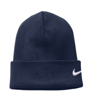 Nike NKFB6539 Team Cuffed Beanie front view - College Navy