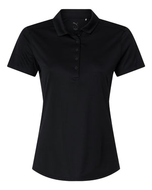 Puma Golf 629944 Womens Pure 2.0 Polo — front - Puma Black