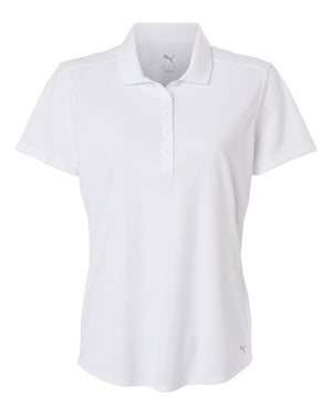 Puma Golf 629944 Womens Pure 2.0 Polo — front - White Glow