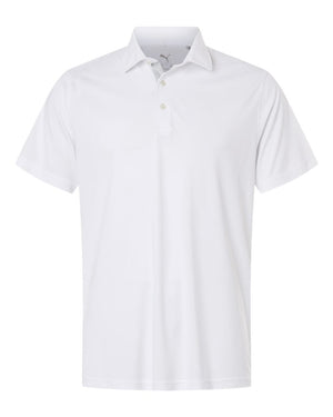 Puma Golf 629948 Men's Pure 2.0 Polo — front - White Glow