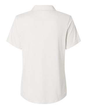 Puma Golf 631051 Womens Icon Heather Polo — back - Warm White Heather
