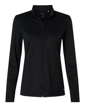 Puma Golf 631052 Women's Icon 2.0 Full-Zip — front - Puma Black