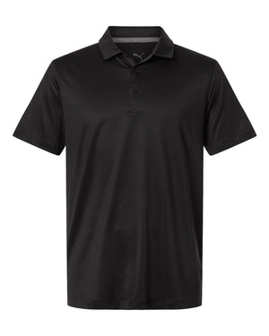 Puma Golf 631057 Men's Icon Heather Polo 2.0 — front - Puma Black Heather