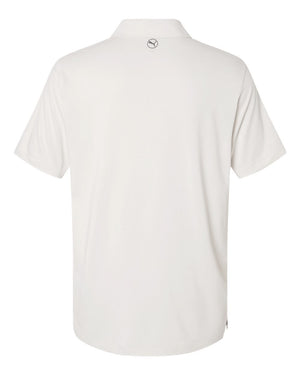 Puma Golf 631057 Men's Icon Heather Polo 2.0 — back - Warm White Heather
