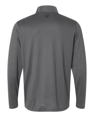 Puma Golf 631059 Men's Icon 2.0 Quarter-Zip — back - Slate Sky