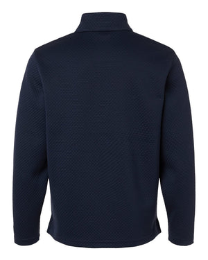 Puma Golf 638595 Men's Pebble Quarter-Zip Pullover — back - Deep Navy