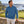 Puma Golf 638595 Men's Pebble Quarter-Zip Pullover — Blue Horizon — luxury golf course lifestyle