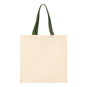 Q-Tees QTB6000 Economical Tote - Natural / Forest