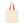 Q-Tees QTB6000 Economical Tote - Natural / Orange - Back