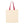 Q-Tees QTB6000 Economical Tote - Natural / Red - Back
