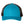 Richardson 115 Low Pro Trucker Cap in Cyan / Black – front view