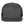 Richardson 168 Seven-Panel Trucker Cap in Charcoal / Black – front view