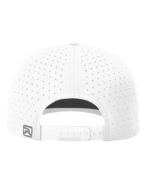 Richardson 632 Laser Perf R-Flex Cap in White – back view