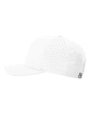 Richardson 632 Laser Perf R-Flex Cap in White – side view