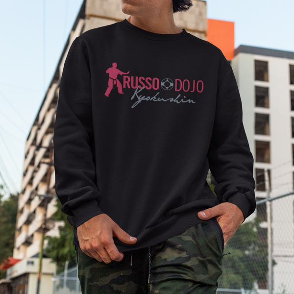 Embroidered Russo Dojo Karate - Unisex Crewneck Sweater