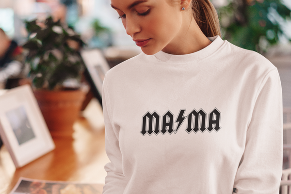 Pull éclair brodé MAMA