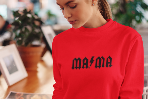 Pull éclair brodé MAMA